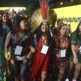 A Belem, quelque 24'000 représentants des peuples indigènes ont participé à une conférence avant le sommet des pays amazoniens qui débute mardi.